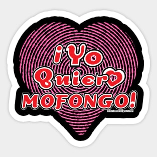 Yo Quiero Mofongo Sticker